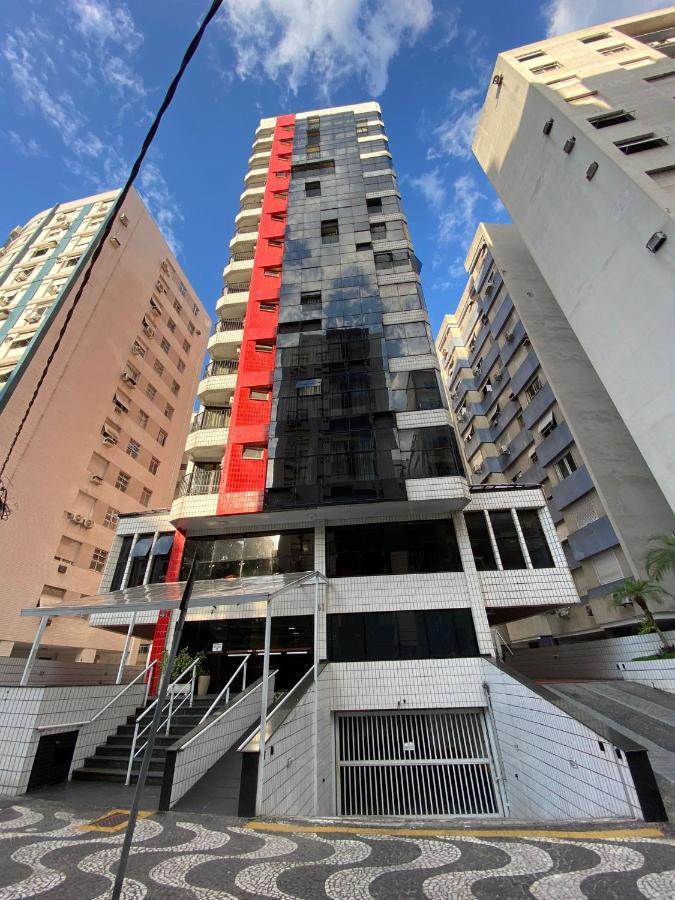 Flat - Acomoda Ate 4 Hospedes - Bairro Do Gonzaga - Santos Sp Zewnętrze zdjęcie
